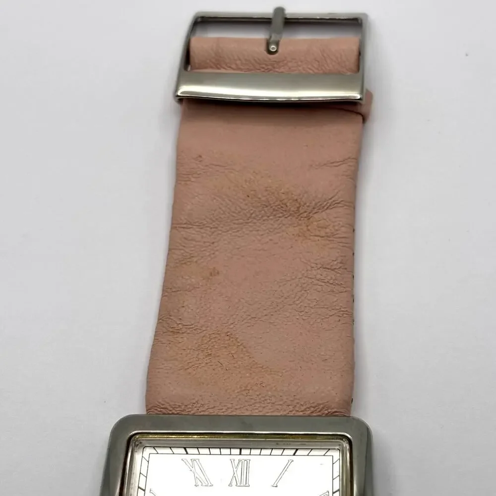 Silver & Pink Anne Klein Men's Watch